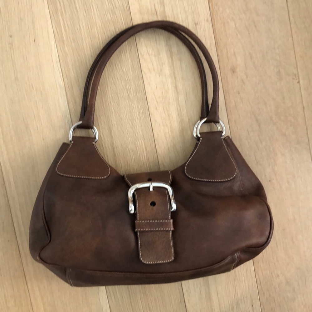 Prada classic brown handbag